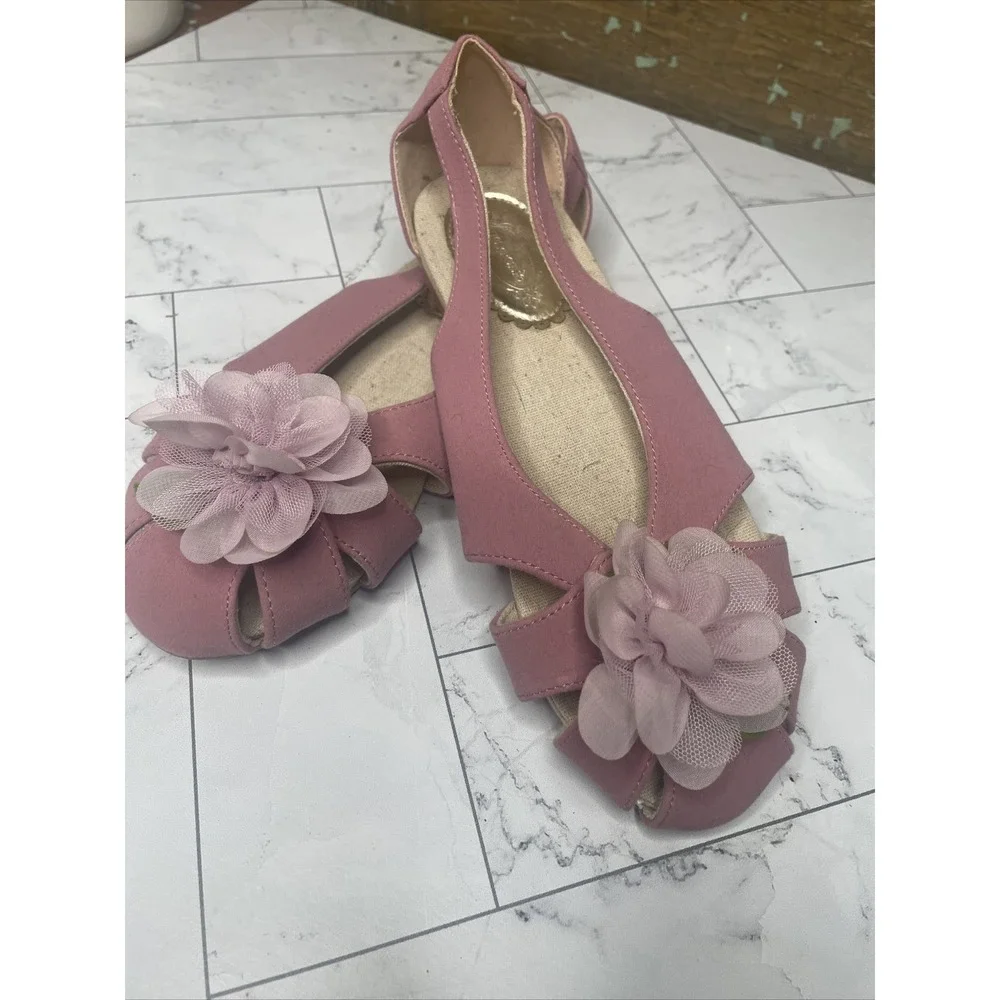 Joyfolie Livia In Orchid Girls Size 6 Flats. Easter, Formal, Spring, Pageant